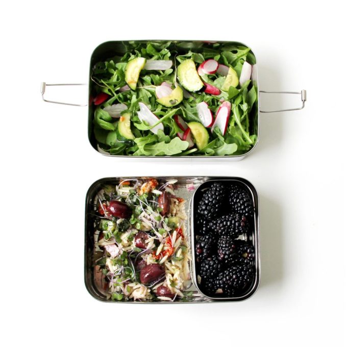 EcoLunchbox Lunchbox 3-in-1 Giant boven