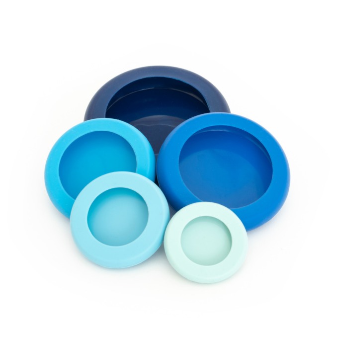 Food Huggers Set van 5 Ice Blue