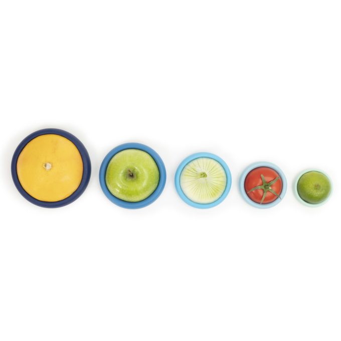 Food Huggers Set van 5 Ice Blue