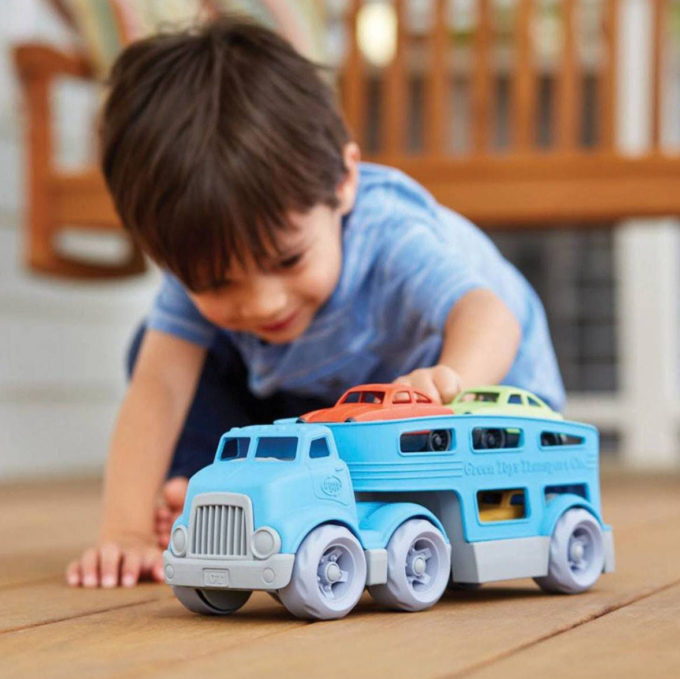 Green Toys Autotransporter spelen
