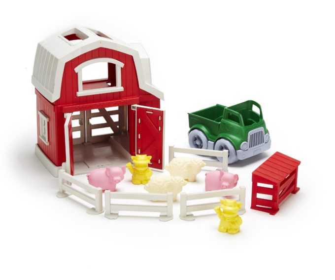 Green Toys Boerderij speelset overzicht