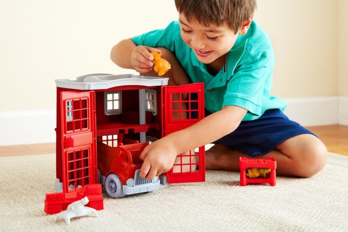 Green Toys Brandweerkazerne spelen