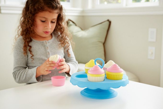 Green Toys Taartjes cupcakes tafel