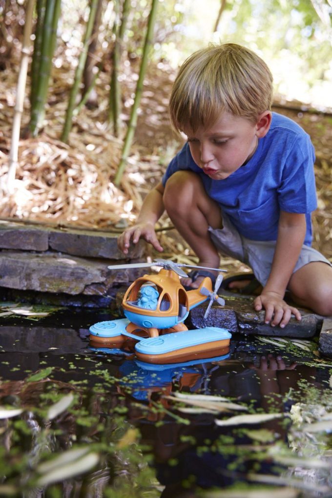 Green Toys Waterhelicopter bos