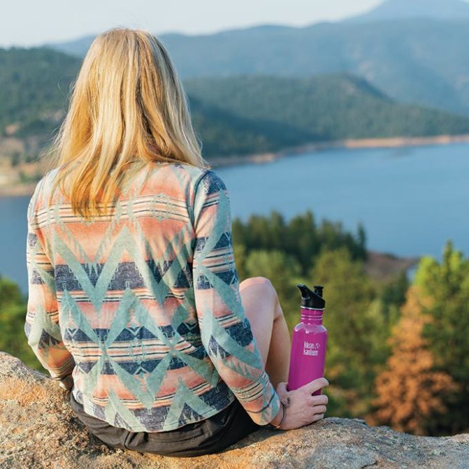 Klean Kanteen Classic 800 ml Sportdop berg