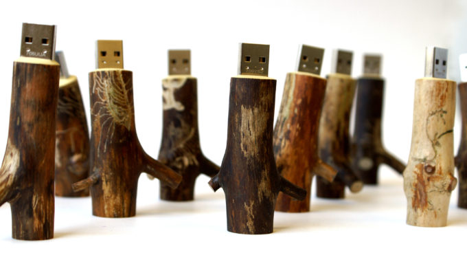 Oooms USB Sticks hout