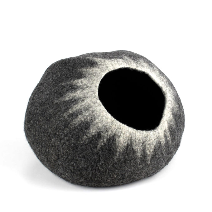 Catcave van vilt kattenmand Medium Antraciet