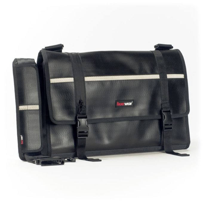 Feuerwear Gordon messengerbag zwart