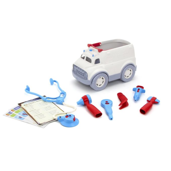 Green Toys doktersset met ambulance