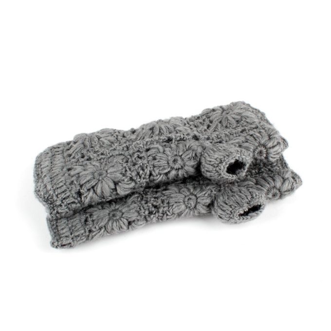 Sjaal met Verhaal Handwarmers Grijs