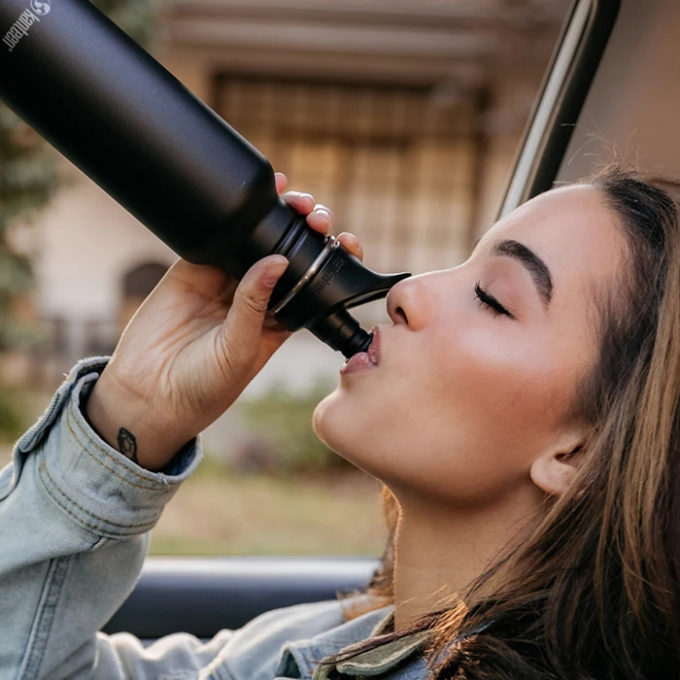 Klean Kanteen Classic 532 ml met Sportdop mond