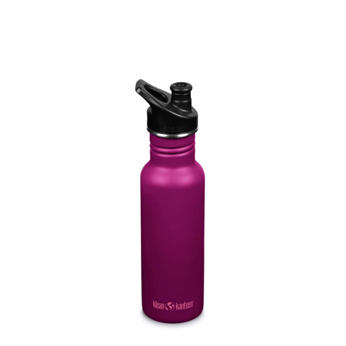 Klean Kanteen Classic 532 ml met Sportdop paars