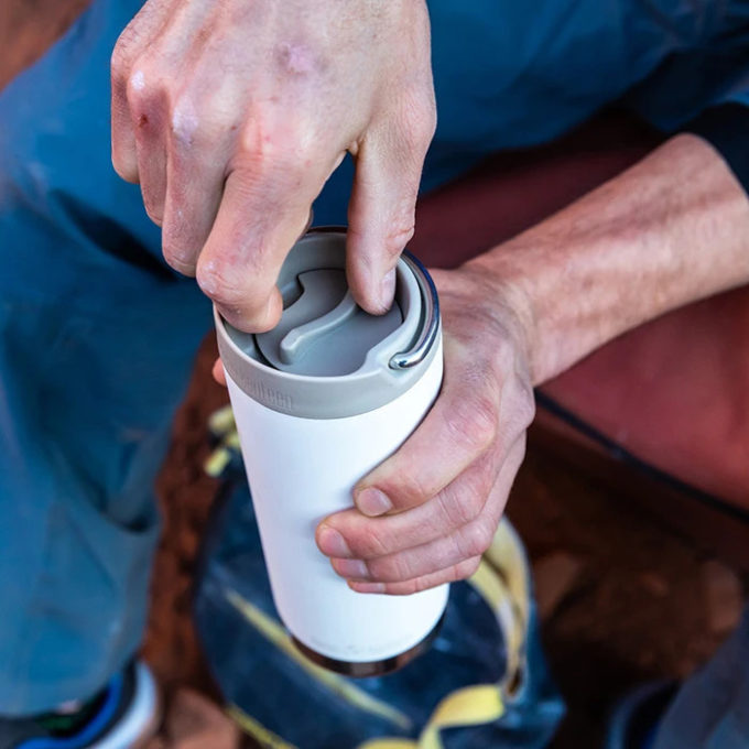Klean Kanteen TKWide Insulated open