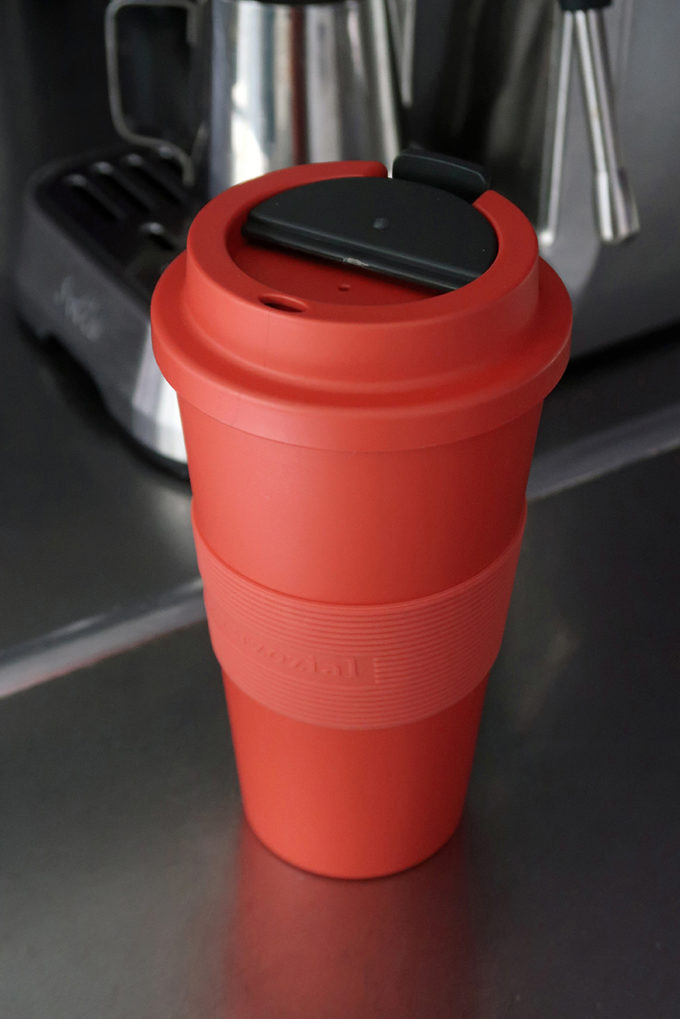 Zuperzozial Time-Out Mug Large - Koffiebeker Reisbeker - Terra Red koffie