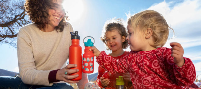 Klean Kanteen Kid Classic Sippy buiten
